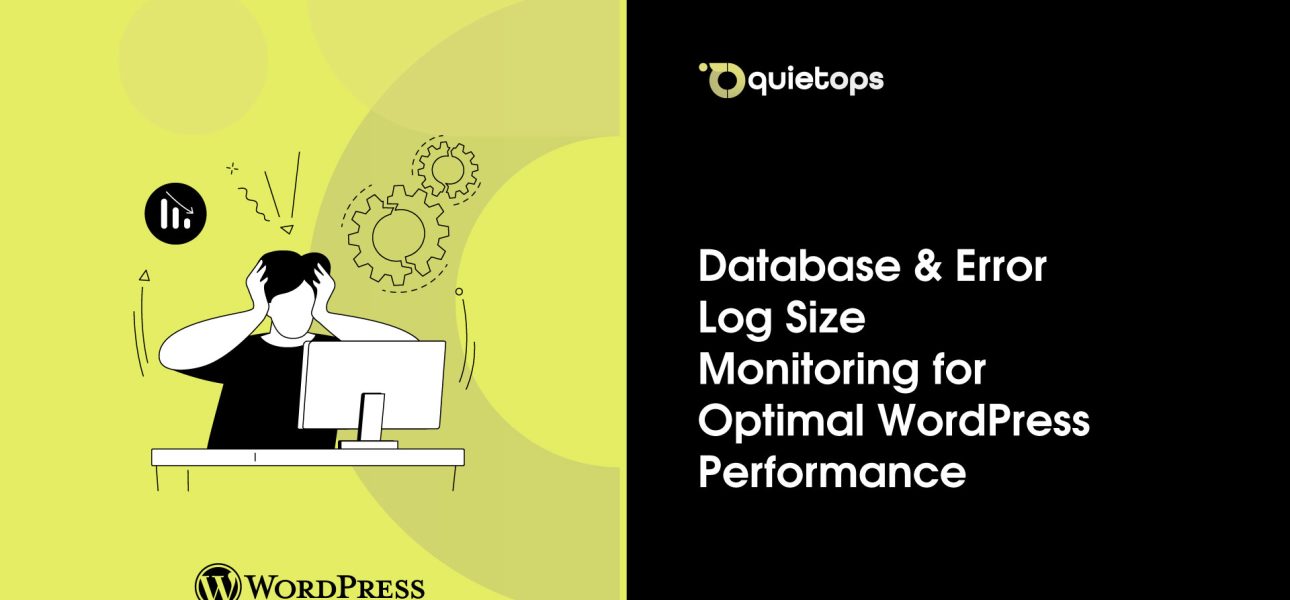 Database & Error Log Size Monitoring for Optimal WordPress Performance